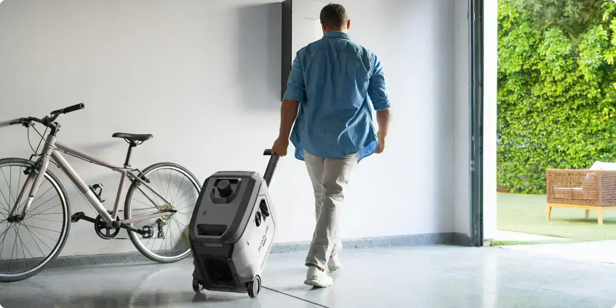 Ергономічний дизайн та компактність генератора EcoFlow Smart Generator 4000
