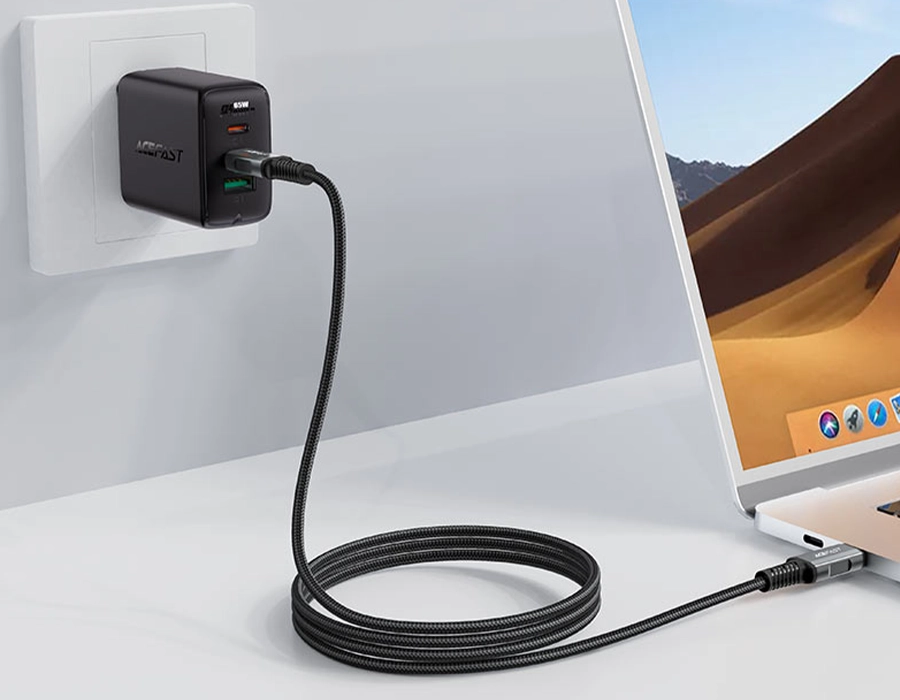 Кабель ACEFAST C1-09 240W USB-C to USB-C cable - Black (6974316282631)