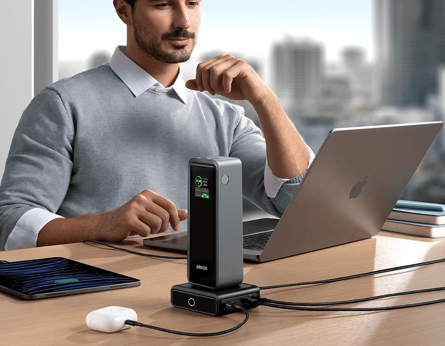 Зарядний пристрій Anker 100W Charging Base for Anker Prime Power Bank (A1902311)