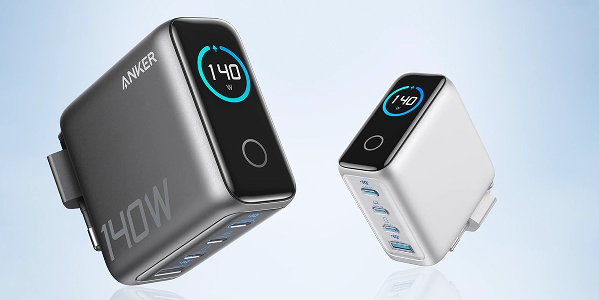 Зарядний пристрій Anker 140W 4-Port USB-C Charger з кабелем USB-C