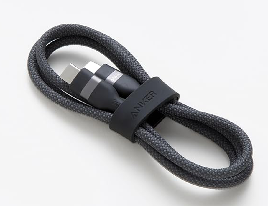 Кабель Anker USB-C to USB-C Cable 1.8m 240W Upcycled-Braided - Black (A82E2H12)