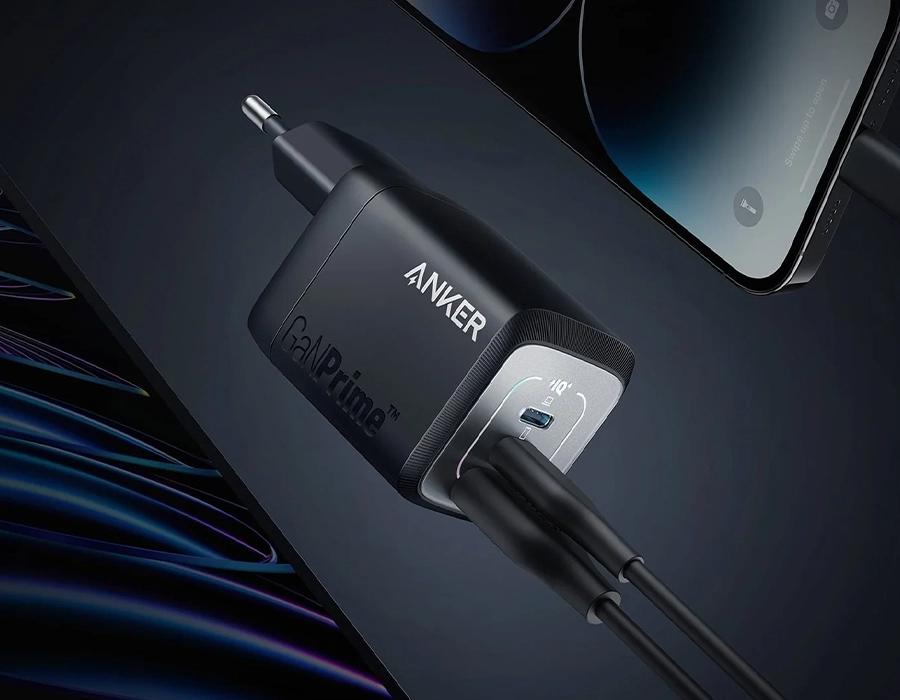 Мережевий зарядний пристрій Anker Prime Wall 3 Ports 67W Charger - Black (A2669313)