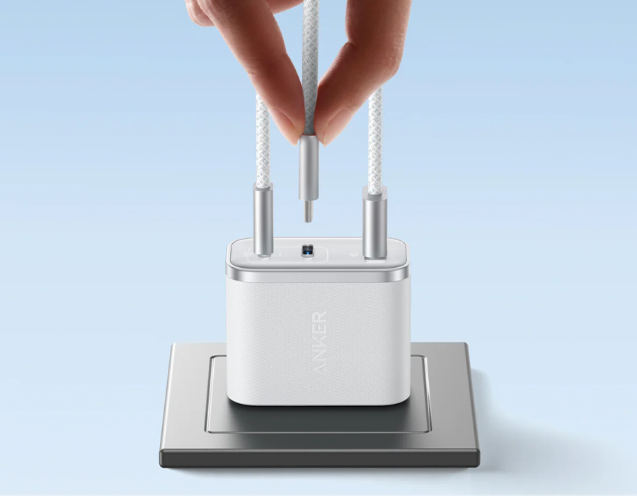 Зарядний пристрій Anker Nano Charger [70W, 3-Port] - Black Stone (A121AL11)