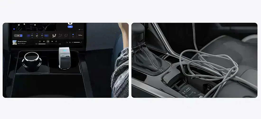 Порядок у автомобілі за допомогою зарядного пристрою Anker Nano з вбудованим USB-C кабелем