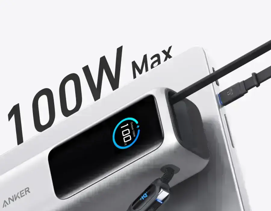 Anker Power Bank 25K 165W заряджає кілька пристроїв одночасно