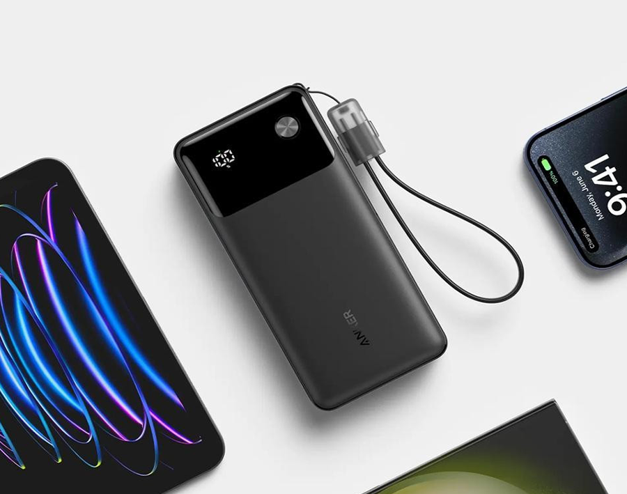 Зовнішній акумулятор [павербанк] Anker PowerCore 20000mAh 30W PD - Black (A1384G11)