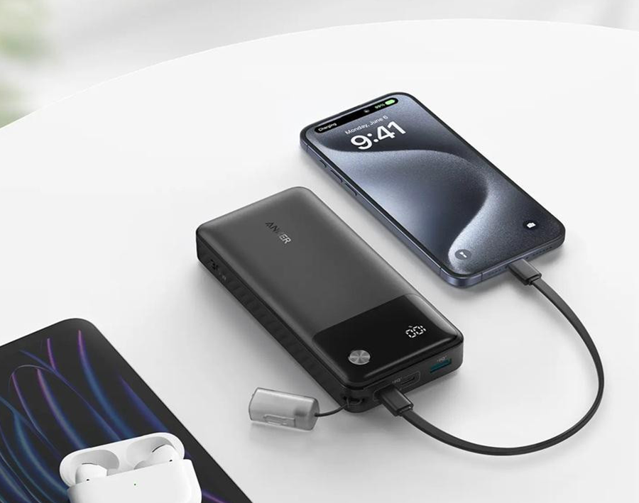 Зовнішній акумулятор [павербанк] Anker PowerCore 20000mAh 30W PD - Black (A1384G11)