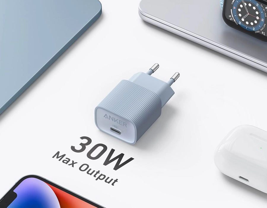 Сетевое зарядное устройство Anker PowerPort 511 Nano IV 30W - White (A2337G21)