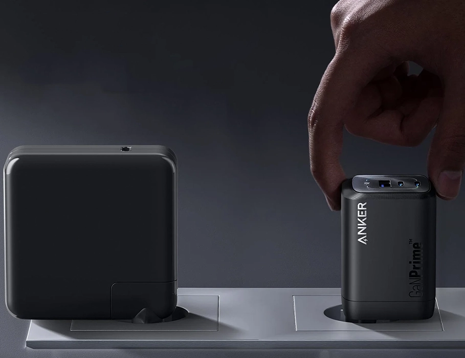 Anker Prime 100W GaN Wall Charger з технологією GaNPrime та ActiveShield 2.0