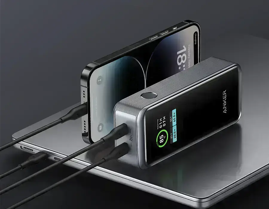 Зарядное устройство Anker Prime 12000mAh с функцией быстрой зарядки через USB-C