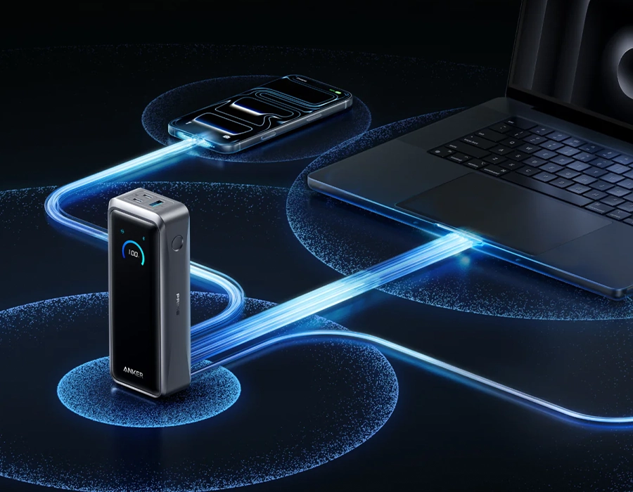 Портативное зарядное устройство Anker Prime 26250mAh 300W Black (A110AH11)