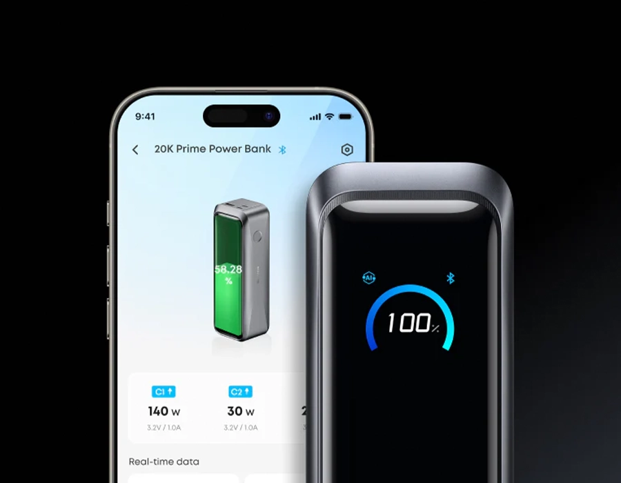 Внешний аккумулятор [павербанк] Anker Prime Power Bank 20K 220W (A110BH11)