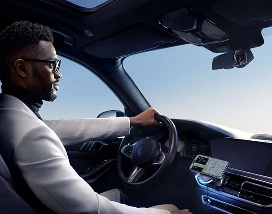 Беспроводное автомобильное зарядное устройство с охлаждением Anker Prime Wireless Car Charger 25W, Qi2, AirCool (A2933, B2933)