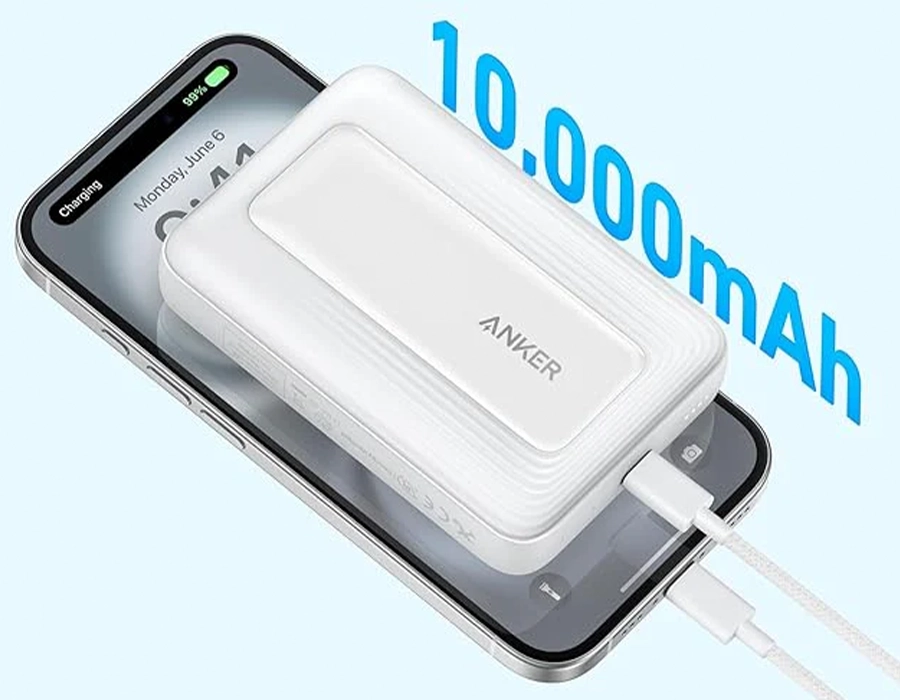 Магнитный павербанк Anker Zolo Magnetic Power Bank 10000mAh 30W - Black (A1684011)