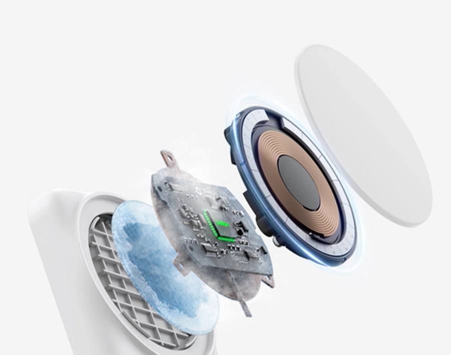 Беспроводное зарядное устройство Belkin UltraCharge 2-in-1 Foldable Magnetic Charger with Qi2 25W [Round Form] - Black (WIZ039kqBK)