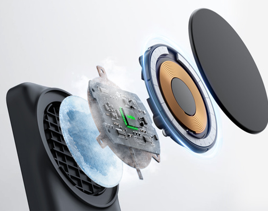 Беспроводное зарядное устройство Belkin UltraCharge 3-in-1 Foldable Magnetic Charger with Qi2 25W [Square Form] - Black (WIZ036kqBK)