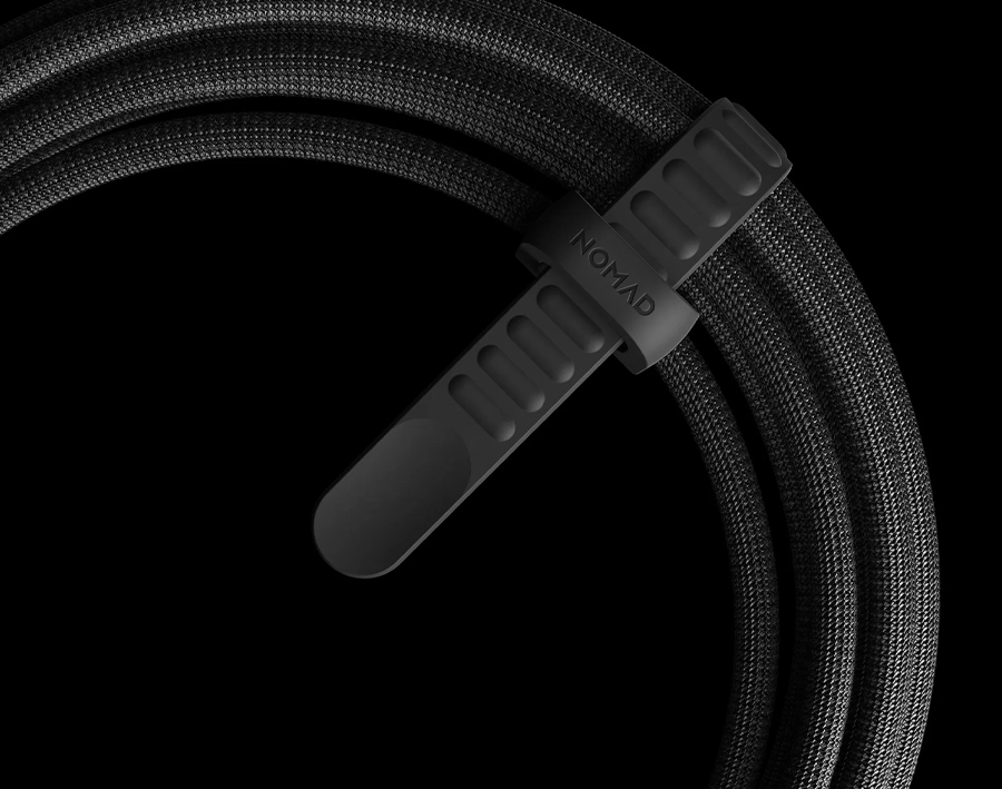 Силиконовая стяжка для кабеля Nomad, удобное хранение