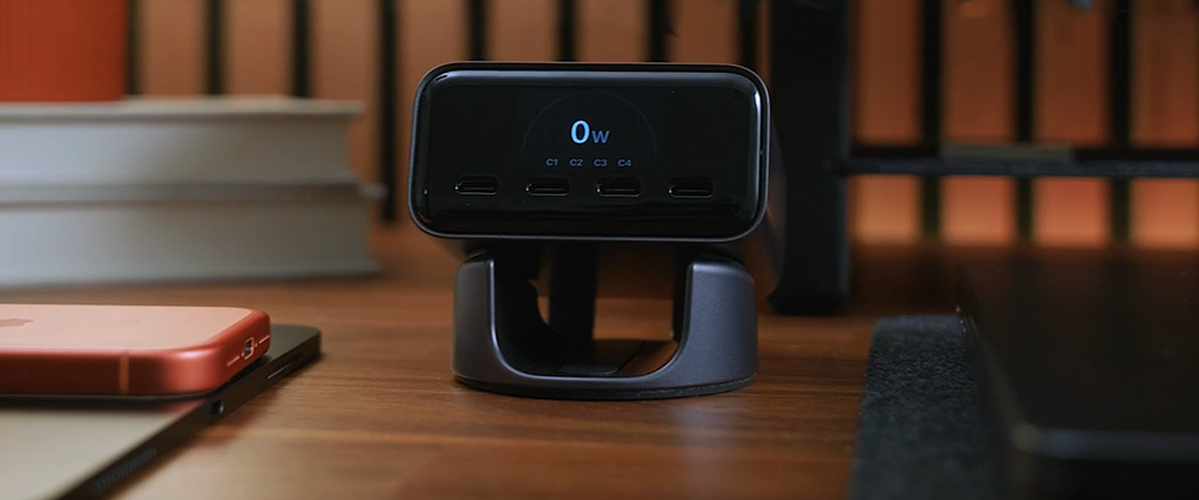 Зарядний пристрій Satechi ChargeView 140W Desktop Charger (ST-C4CV140C-EU)