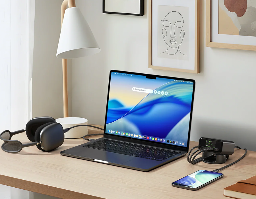 Зарядний пристрій Satechi ChargeView 140W Desktop Charger (ST-C4CV140C-EU)