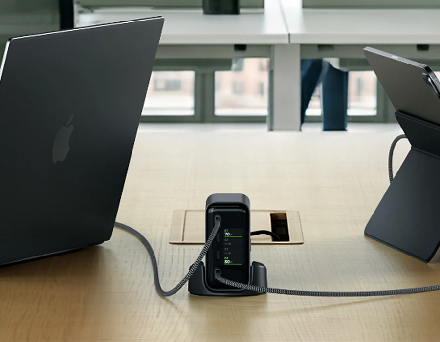 Зарядний пристрій Satechi ChargeView 140W Desktop Charger (ST-C4CV140C-EU)