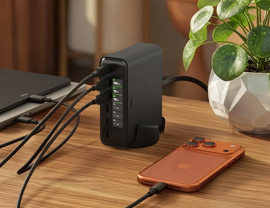 Зарядний пристрій Satechi ChargeView 240W Desktop Charger (ST-C6CV240C-EU)