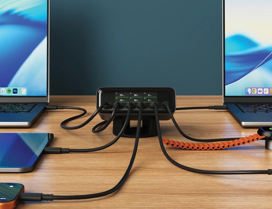 Зарядний пристрій Satechi ChargeView 240W Desktop Charger (ST-C6CV240C-EU)