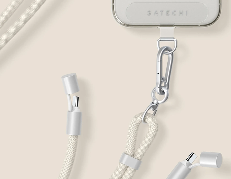 Плетений кабель Satechi OntheGo USB-C з алюмінієвими деталями