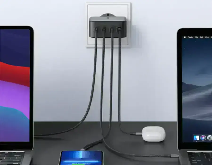 UGREEN CD226 Nexode 100W - 3 порта USB-C и 1 порт USB-A