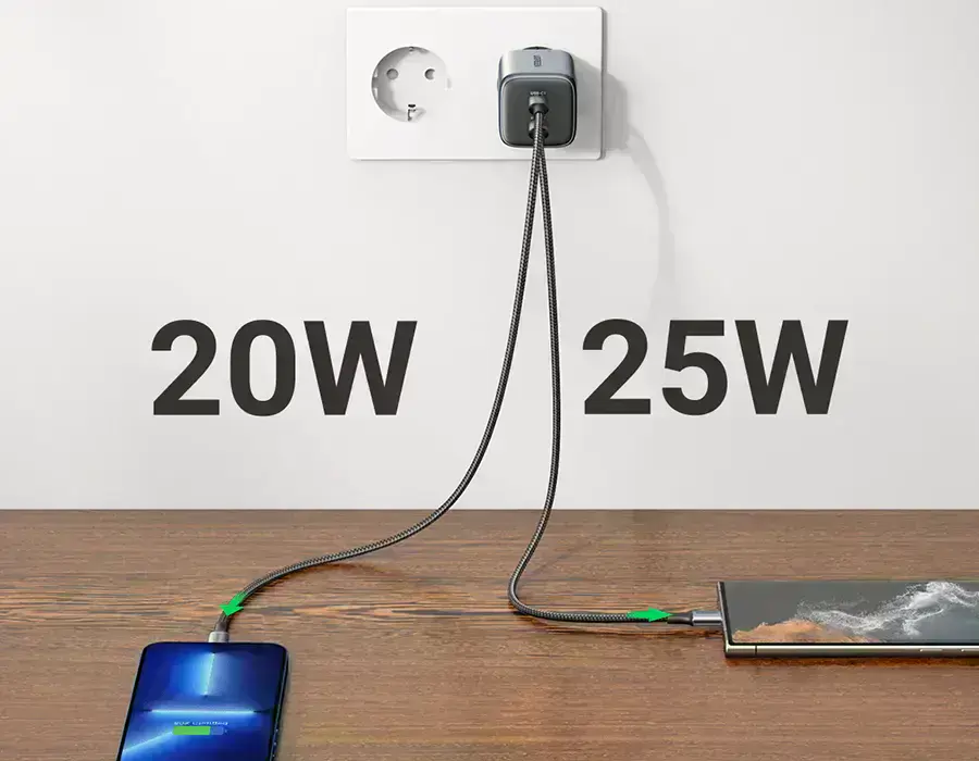 UGREEN Nexode 45W зарядное устройство с двумя портами USB-C