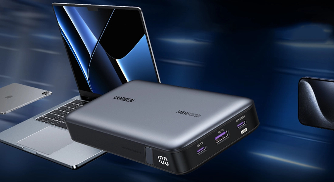 Зовнішній акумулятор [павербанк] UGREEN PB205 Nexode Power Bank 25000mAh 145W (90597)