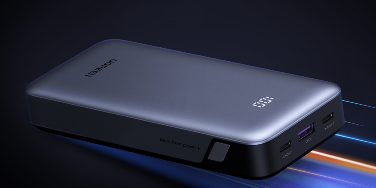 Павербанк UGREEN PB532 20000mAh 30W - Gray (55989B)