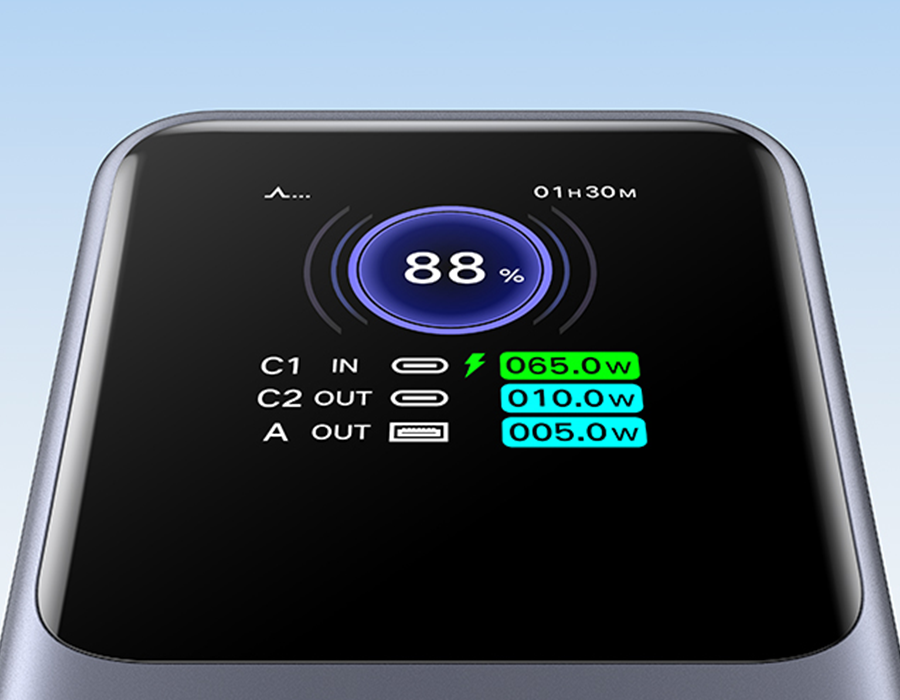 Зовнішній акумулятор [павербанк] UGREEN PB721 Nexode 20000mAh 130W - Gray (35524)