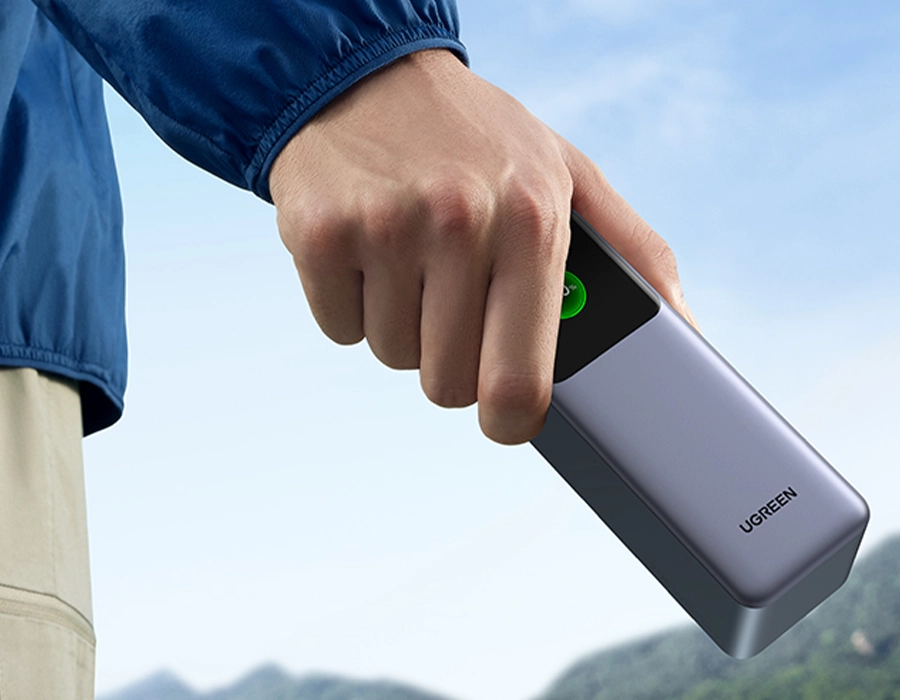 Зовнішній акумулятор [павербанк] UGREEN PB722 Nexode Power Bank 25000mAh 200W with Smart Digital Display (35525)