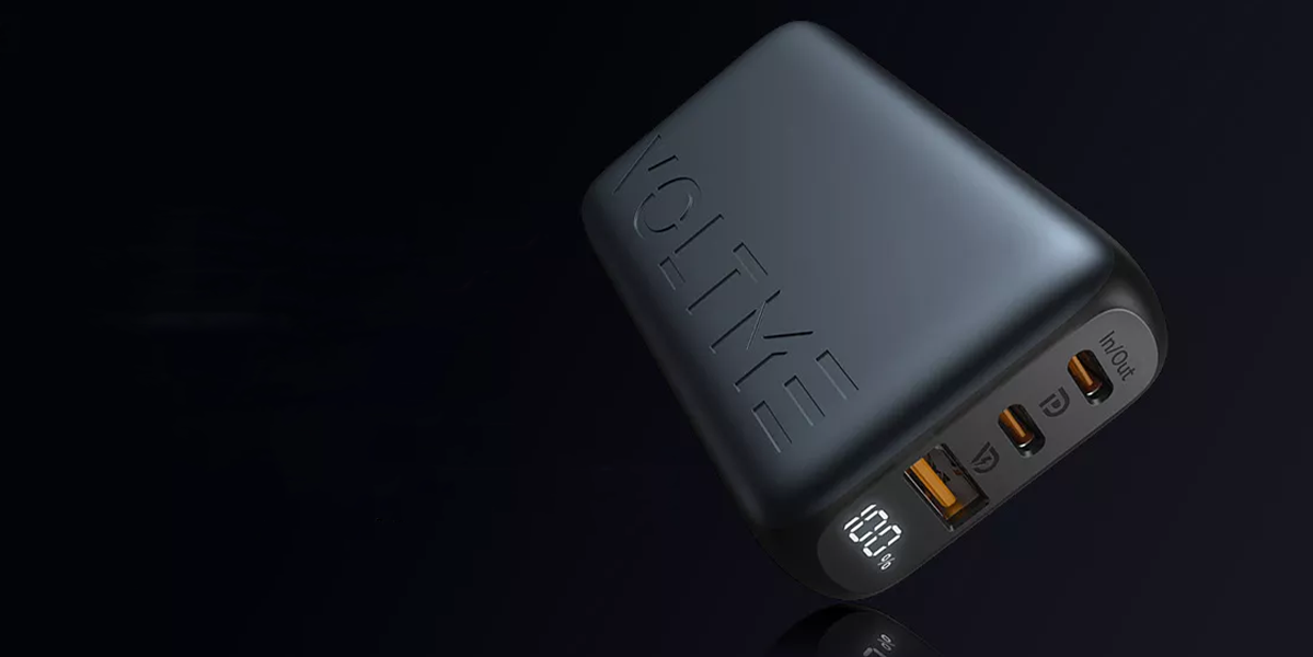 Зовнішній акумулятор [павербанк] VOLTME Hypercore 10K Trio 10000mAh - Deep Blue (B3026)