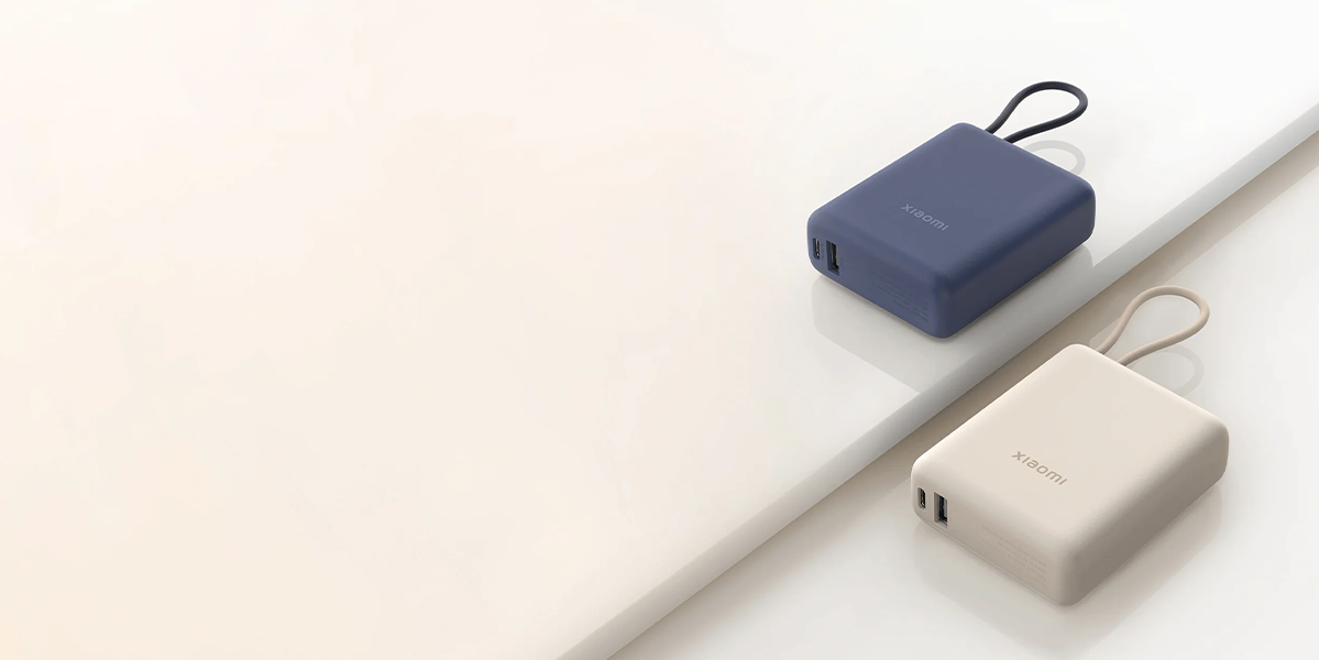 Павербанк Xiaomi 33W Power Bank 10000mAh з вбудованим кабелем - Blue (BHR9341GL)