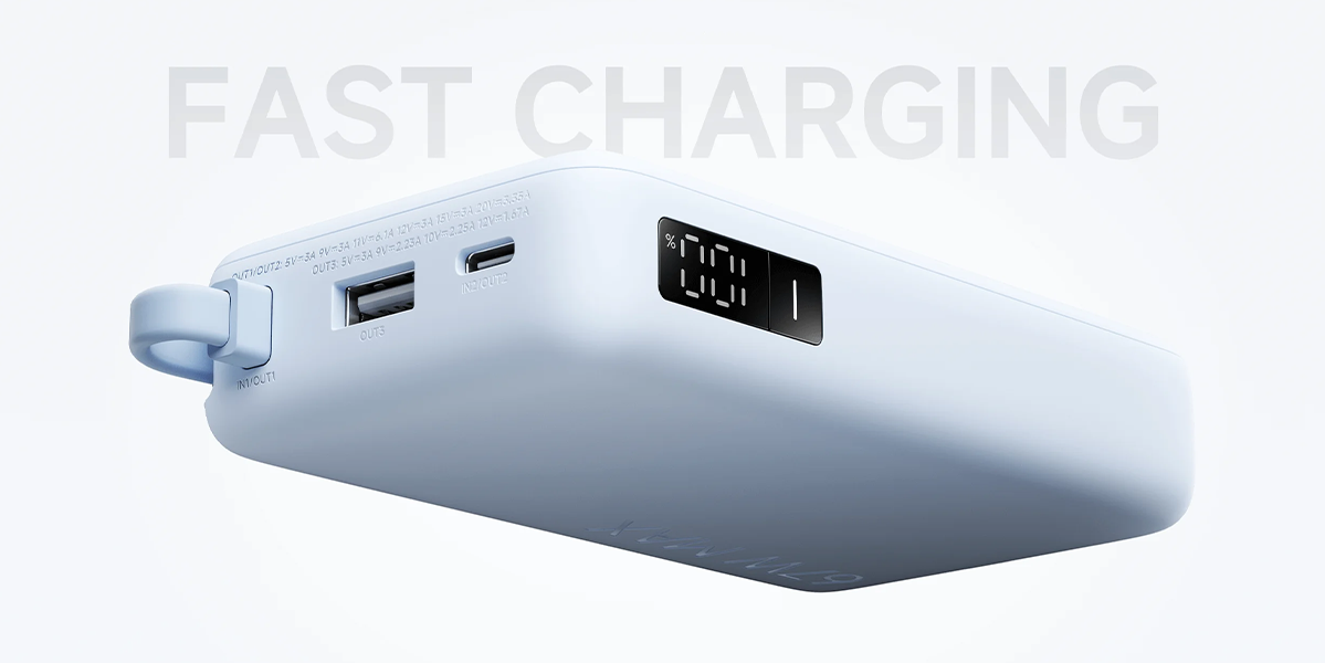 Павербанк Xiaomi 67W Power Bank 10000mAh з вбудованим кабелем - Beige (BHR08O0GL)