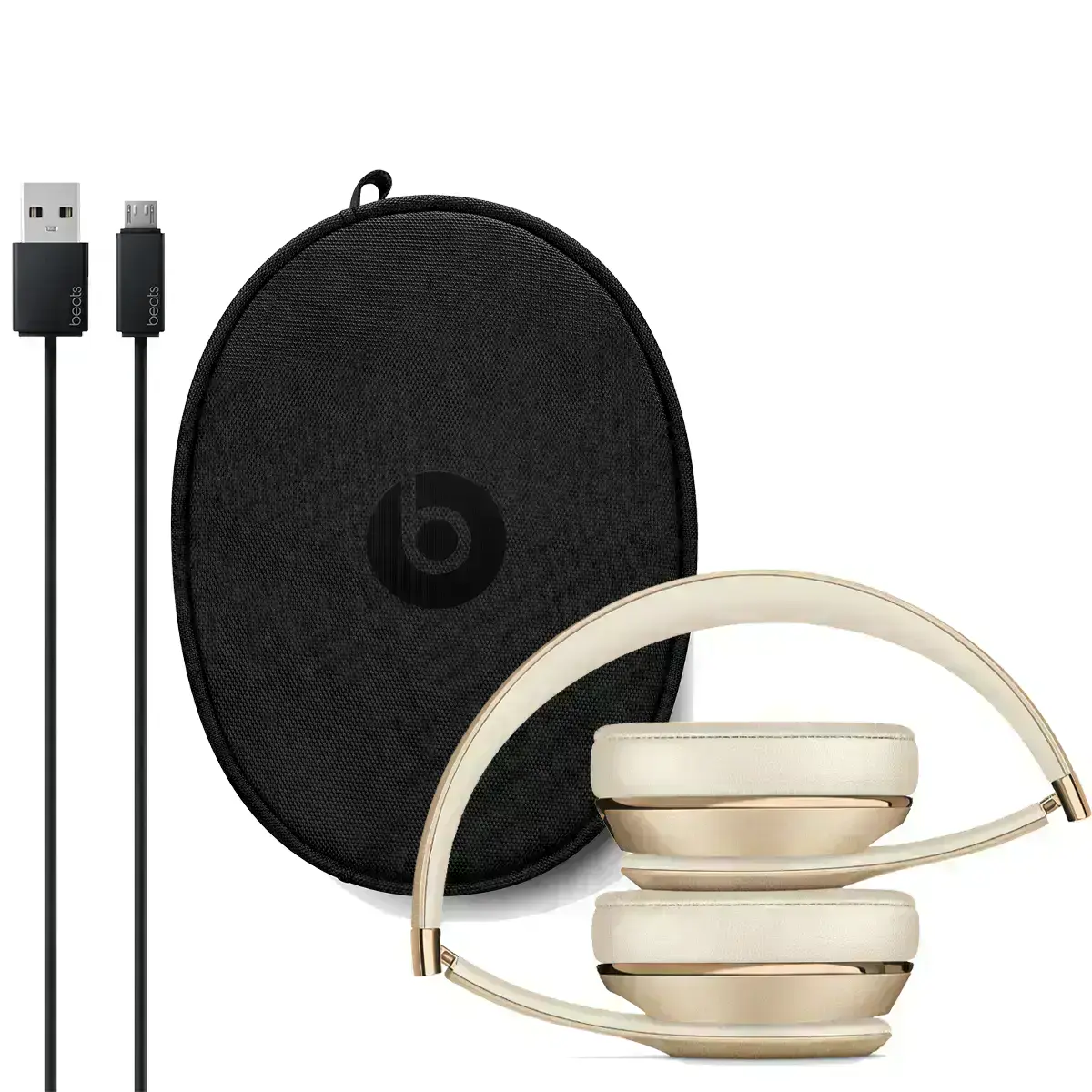 Наушники Beats Solo3 Wireless Headphones - Gold (MT283)