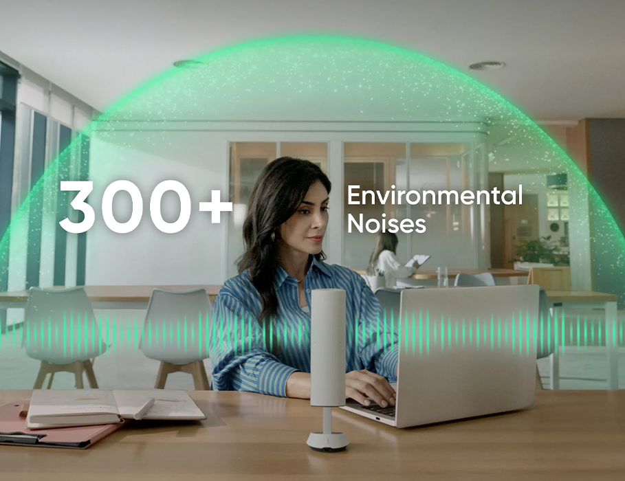 AI спикерфон для онлайн-встреч Insta360 Wave Standard Bundle - Graphite Black (CINSABCA-WAVE02)