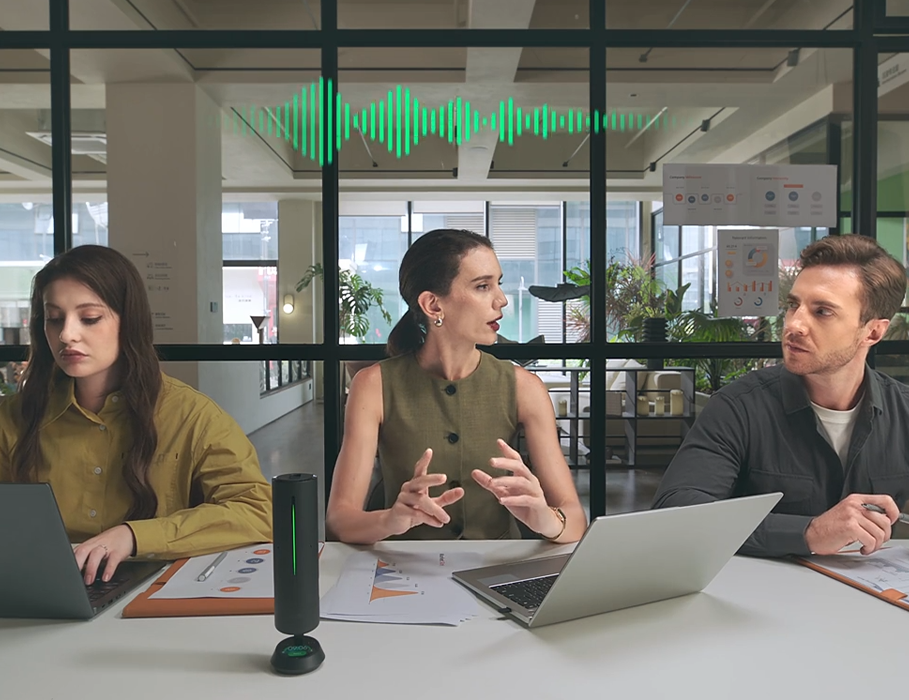 AI спикерфон для онлайн-встреч Insta360 Wave Standard Bundle - Graphite Black (CINSABCA-WAVE02)