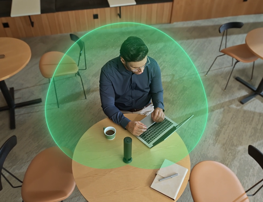 AI спикерфон для онлайн-встреч Insta360 Wave Standard Bundle - Graphite Black (CINSABCA-WAVE02)