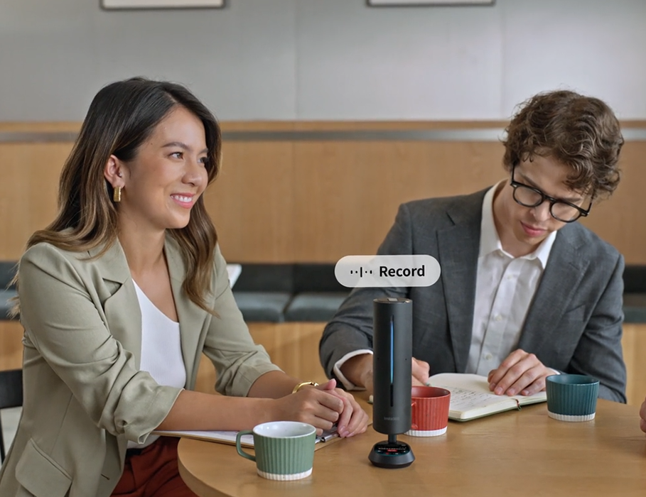 AI спикерфон для онлайн-встреч Insta360 Wave Standard Bundle - Graphite Black (CINSABCA-WAVE02)