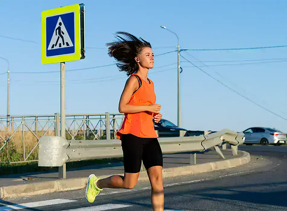 Навушники JBL Endurance Race 2 в спортивному режимі