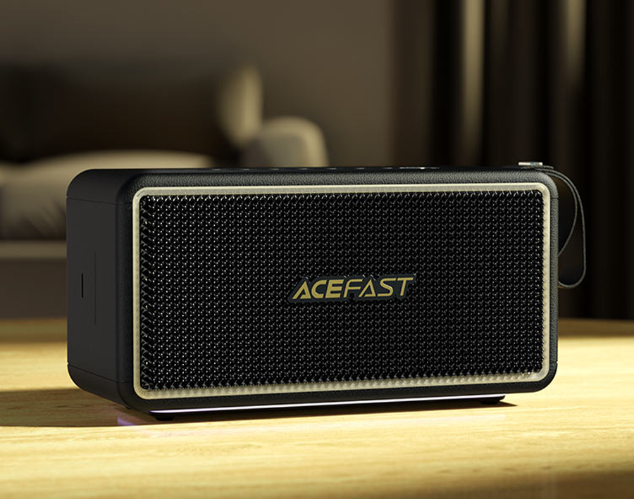 Портативная колонка ACEFAST K3 Ultra Portable Wireless Speaker - Black (6974316285106)