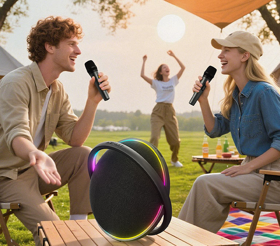 Портативная колонка Acefast K5 Max Portable Wireless Speaker - Black (6974316285670)
