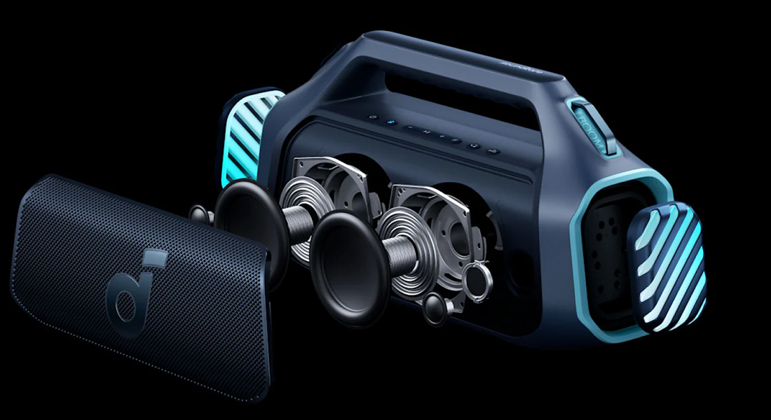 Портативна колонка Anker SoundCore Boom 2 Plus - Blue (A3134031)