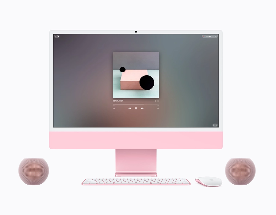 Колонка Apple HomePod mini 2 - Pink (MGKR4) EU вилка