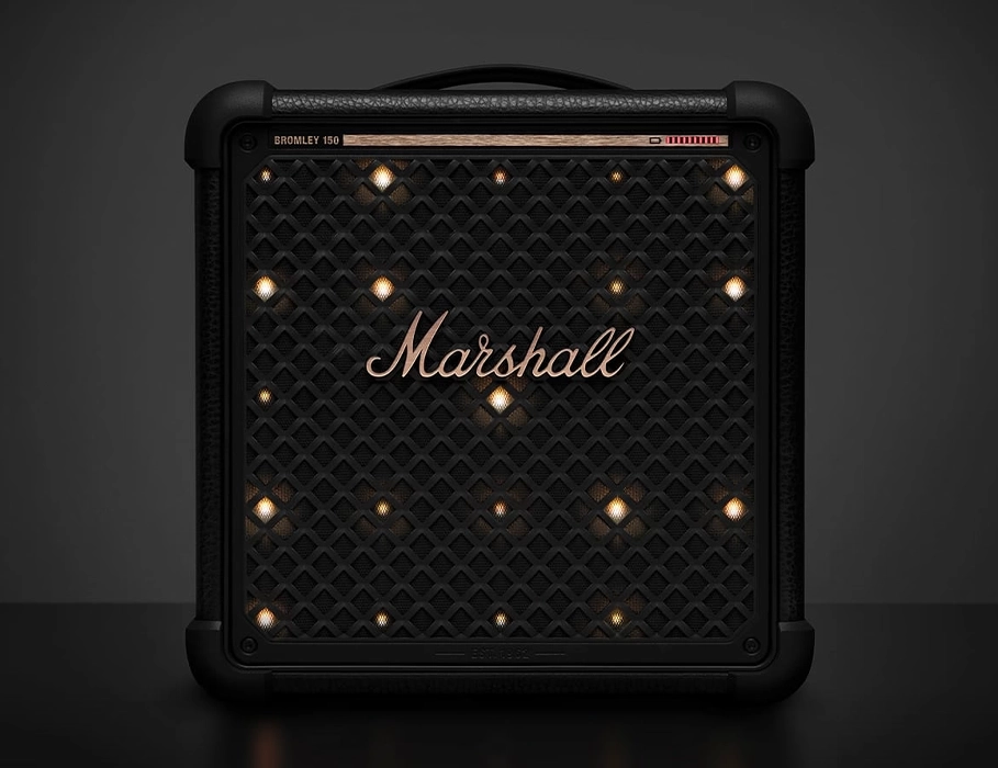 Колонка Marshall Bromley 150 Party Speaker - Black And Brass (1009649)