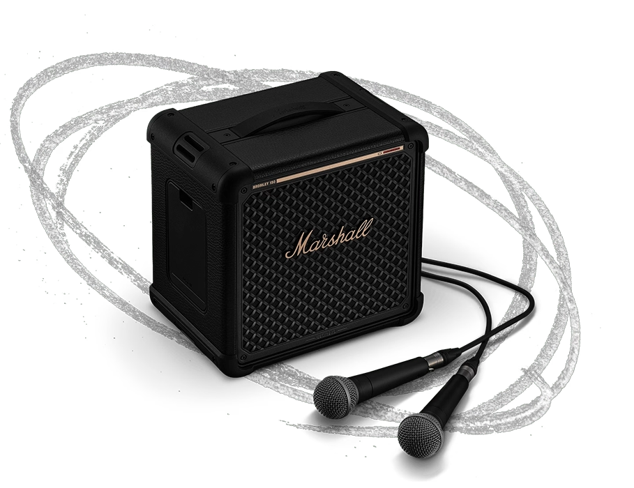 Колонка Marshall Bromley 150 Party Speaker - Black And Brass (1009649)