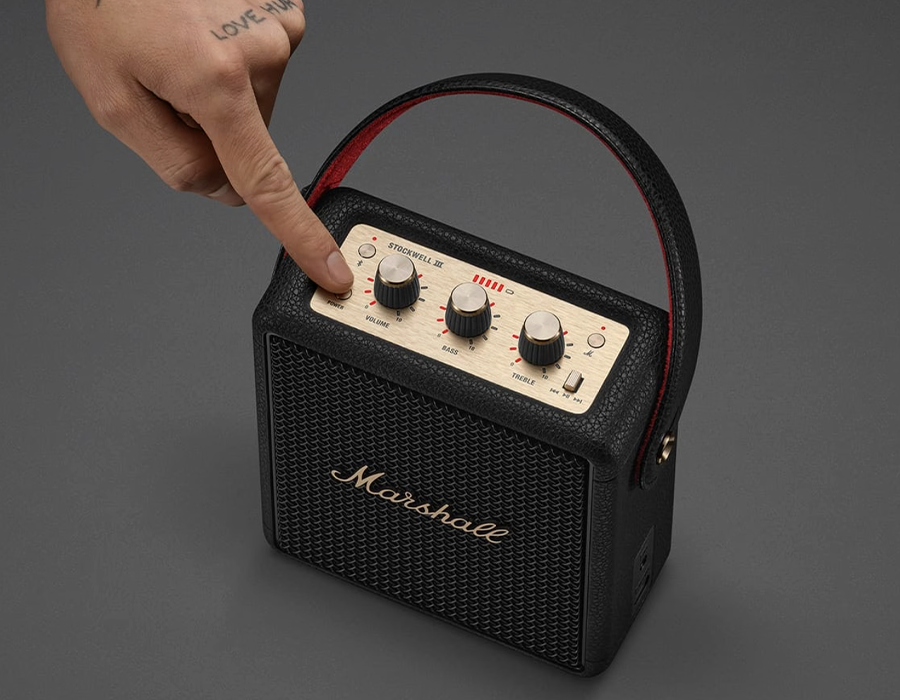 Колонка Marshall Stockwell III - Black and Brass (1008236)