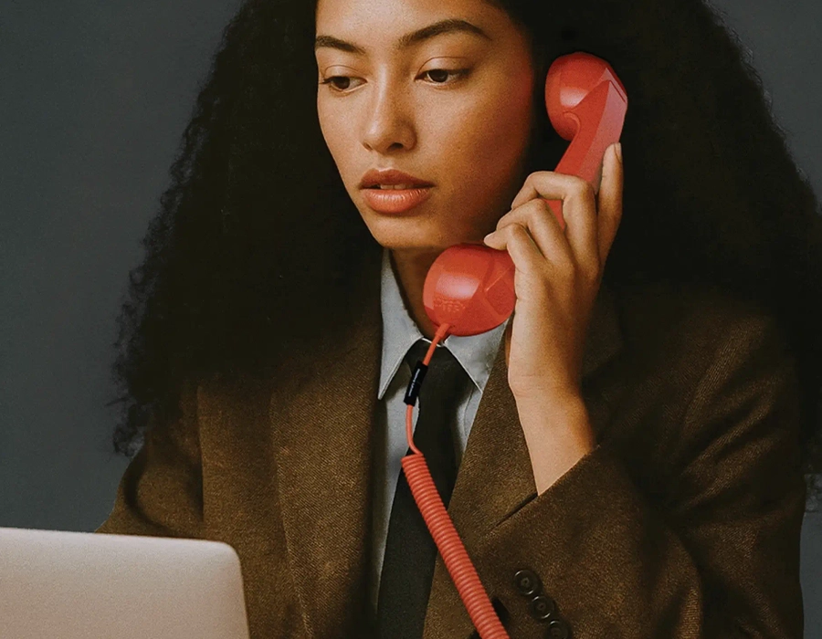 Ретро-трубка для смартфона/компьютера Native Union POP Phone - Lemon (POP-P-LMO)